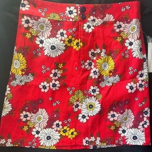 NWT Red ModCloth Mini Skirt